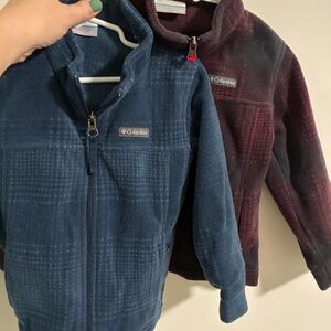 Toddler Columbia Jacket Bundle- Size 4T - One Red & One Blue